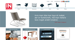 Desktop Screenshot of in-design.dk